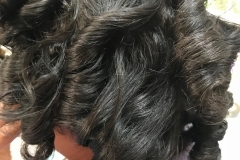 Roller Takedown on Roller Set Natural Hair 2