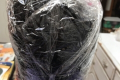 Saran Wrapped Hair with Customized Conditioner