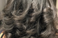 Roller Set Curls after Heat Styling